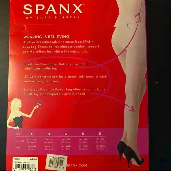 SPANX High Waisted invisible Luxe leg - Picture 4 of 5
